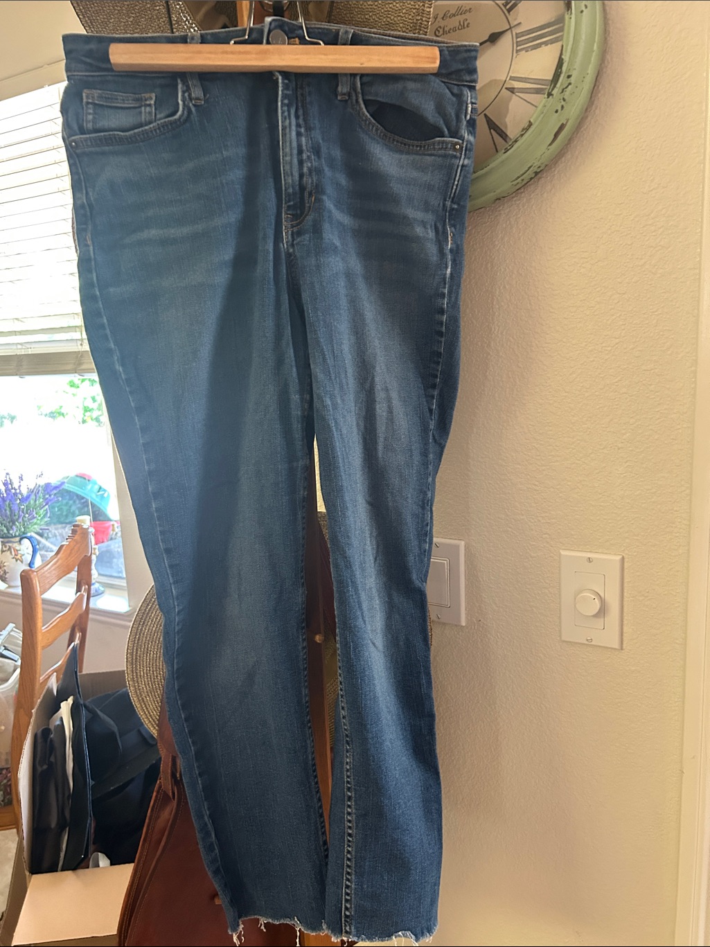 Calvin Klein Men's Blue Slim-Straight Jeans